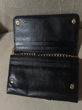 Prada Black Saffiano Wallet